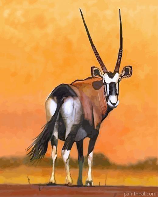Oryx Bull Painting By Numbers Kits