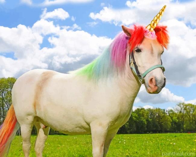 Unicorn Horse Painting By Numbers Kits