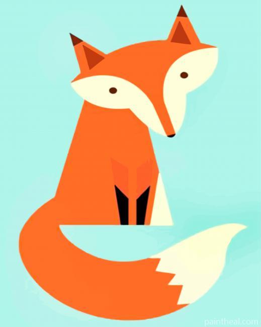 Aesthetic Fox Painting By Numbers Kits