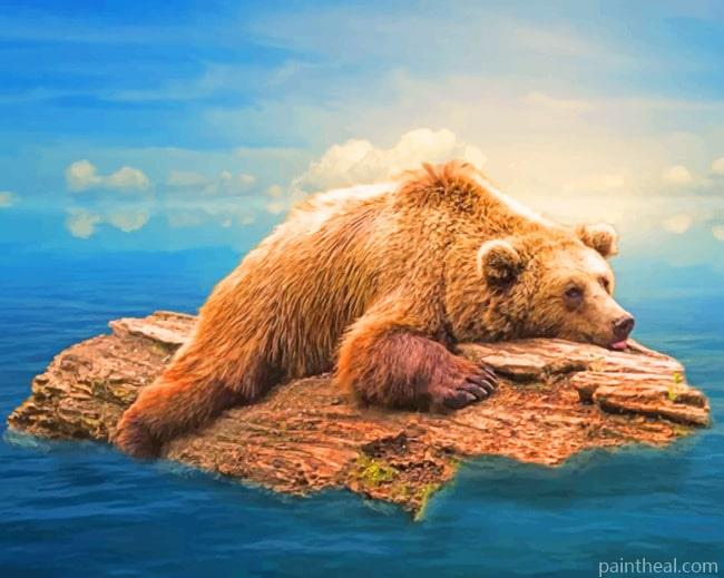 Sleepy Bear Painting By Numbers Kits
