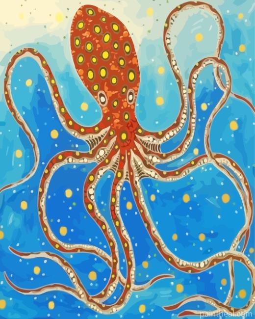 Aboriginal Octopus Painting By Numbers Kits