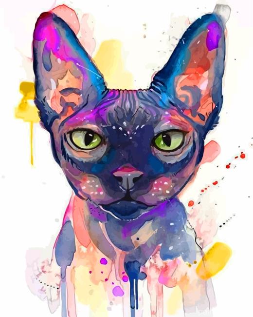 Sphinx Cat Art Painting By Numbers Kits