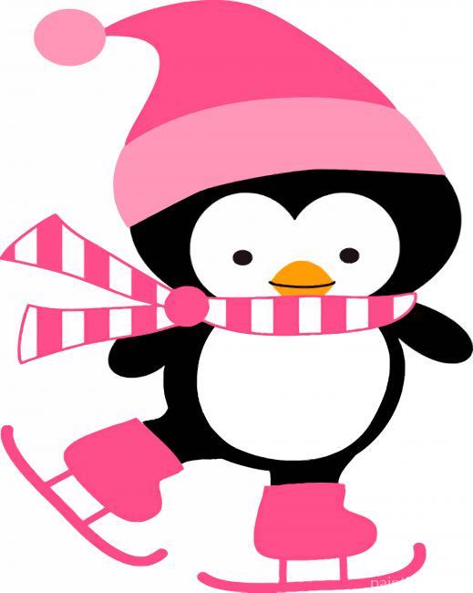Penguin Skating Painting By Numbers Kits