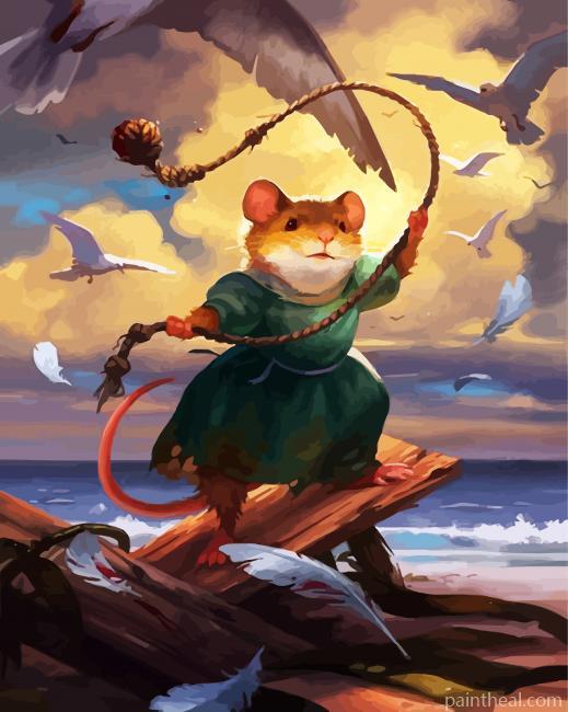 Aesthetic Mouse Painting By Numbers Kits