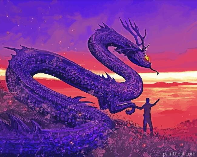 Aesthetic Fantasy Dragon Painting By Numbers Kits