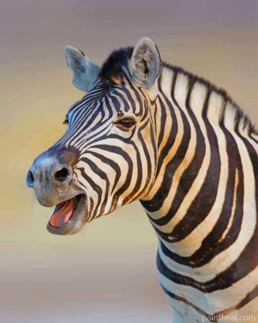 Mountain Zebra Painting By Numbers Kits
