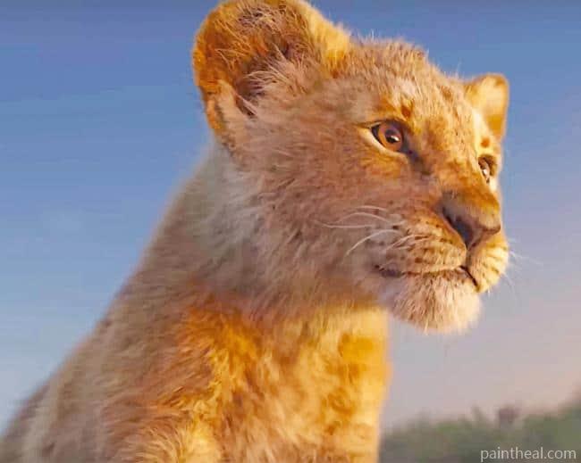 Simba Lion King Painting By Numbers Kits