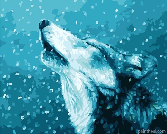 Howling Wolf Painting By Numbers Kits