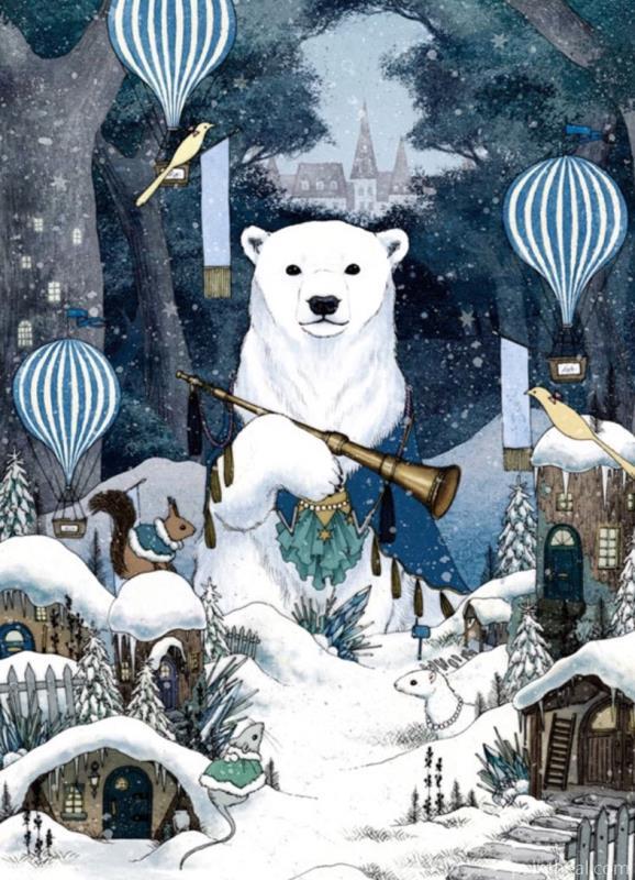 King Polar Bear Painting By Numbers Kits
