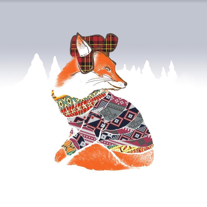 Fox Wearing Clothes Painting By Numbers Kits