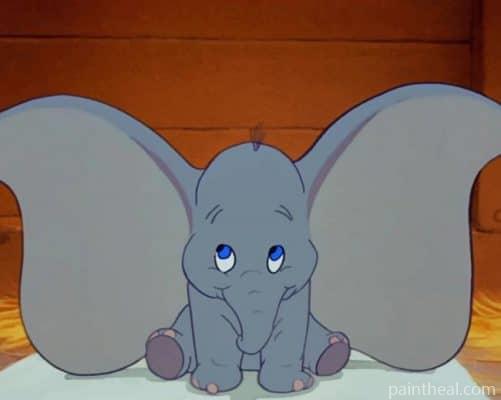 Dumbo Elephant Painting By Numbers Kits