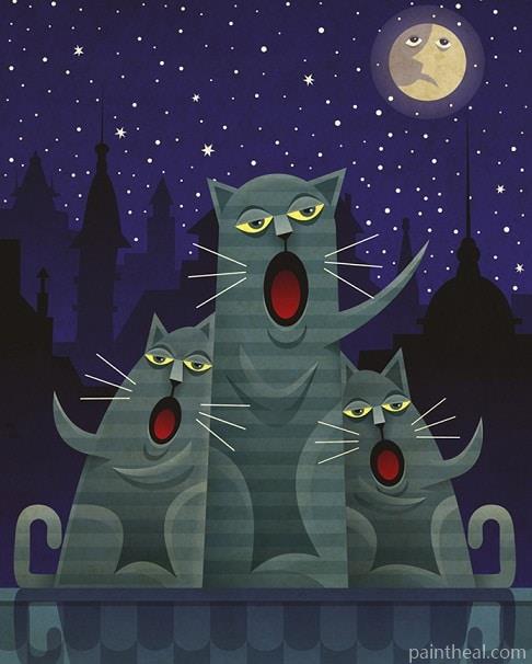 Cats Art Painting By Numbers Kits