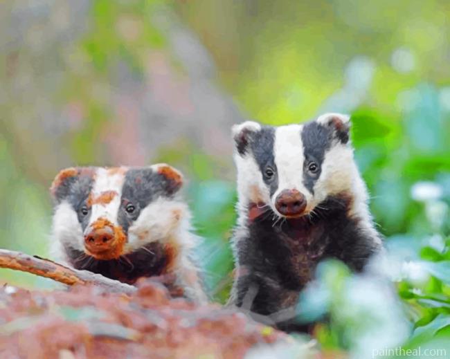Badgers Painting By Numbers Kits
