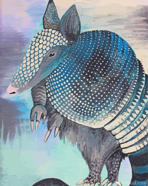Aesthetic Armadillo Painting By Numbers Kits