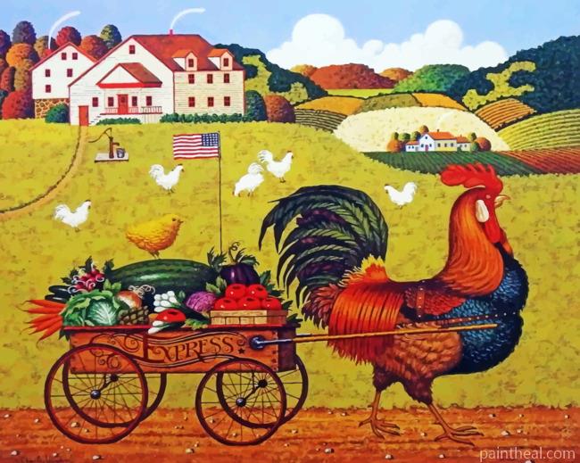 Charles Wysocki Art Painting By Numbers Kits