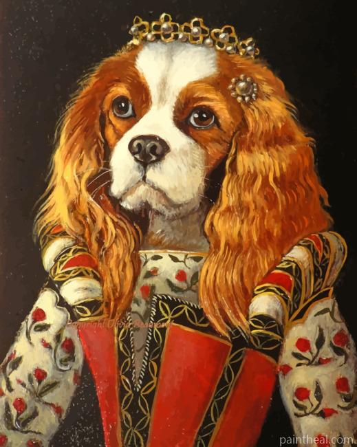 Classy King Charles Painting By Numbers Kits