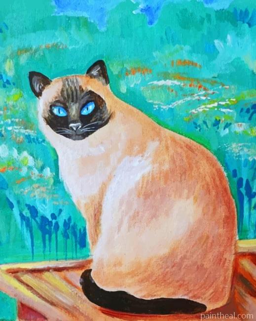 Cat Impressionist Painting By Numbers Kits