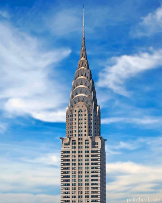 Chrysler Building NYC Painting By Numbers Kits