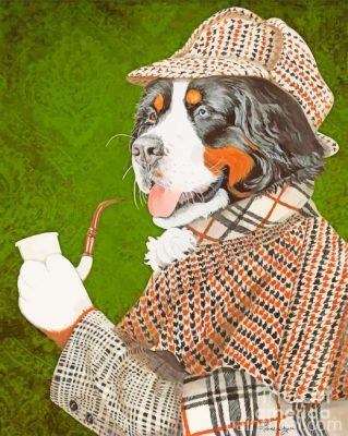 Mr Dog – 5D Diamond Painting Painting By Numbers Kits