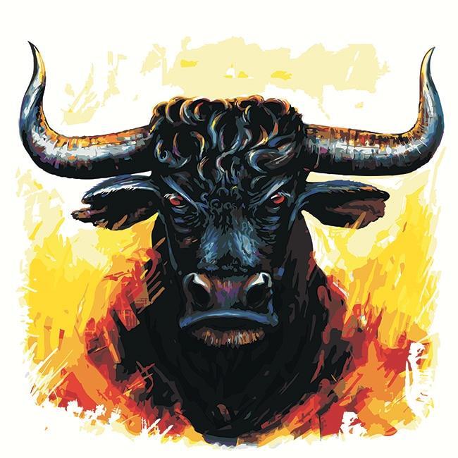 The Bull Painting By Numbers Kits