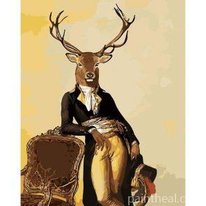Mr Deer – 5D Diamond Painting Painting By Numbers Kits