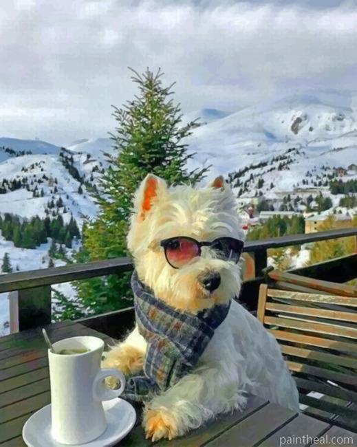 Cool Westie Painting By Numbers Kits