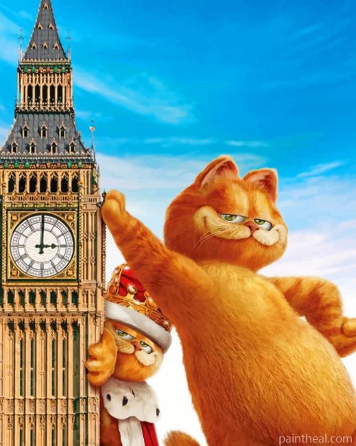 Garfield A Tail Of Two Kitties Painting By Numbers Kits