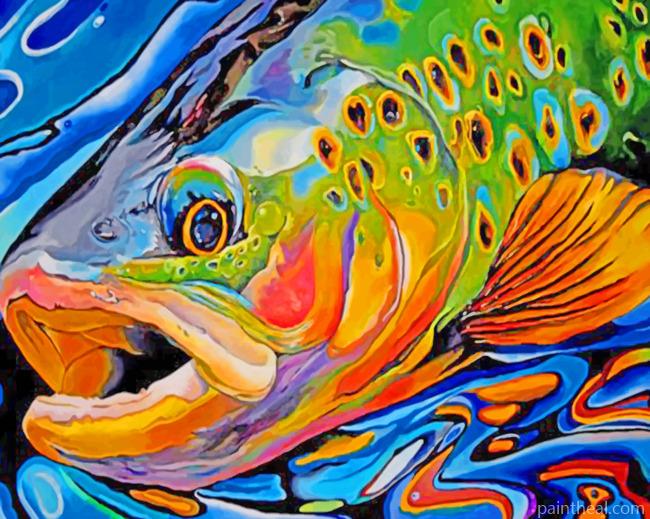 Aesthetic Carp Painting By Numbers Kits
