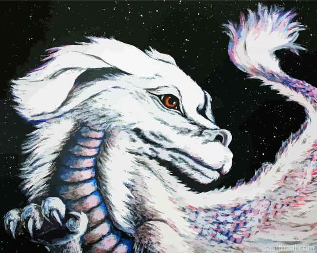 Cute Falkor Painting By Numbers Kits