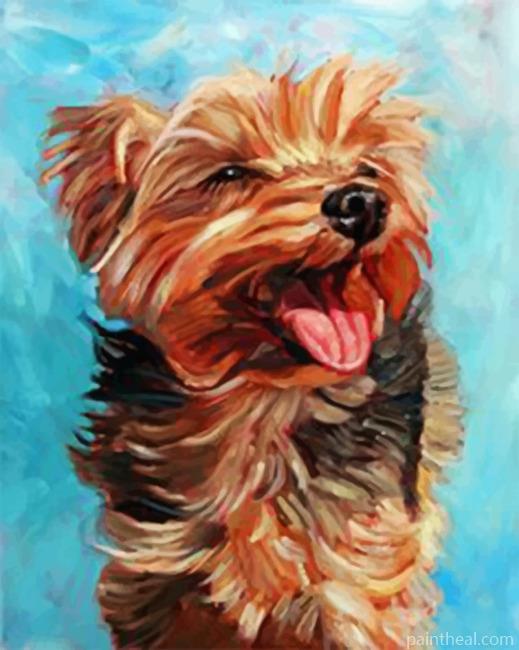 Happy Yorkie Painting By Numbers Kits