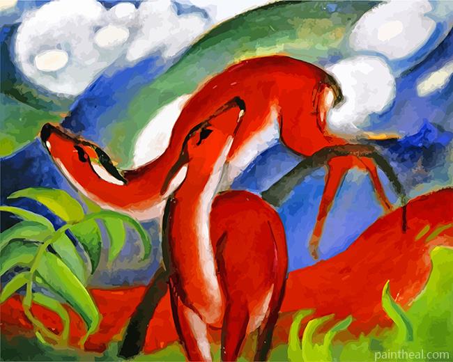 Red Deer II by Franz Painting By Numbers Kits