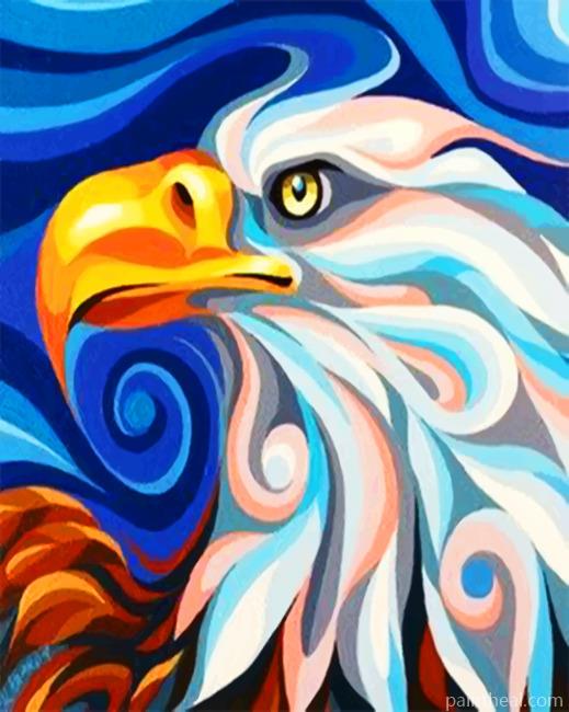 Aesthetic Eagle Painting By Numbers Kits