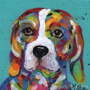 Barney Beagle Dog Painting By Numbers Kits