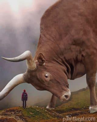 Giant Longhorn Painting By Numbers Kits