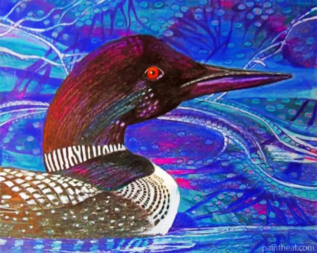 Bird Loon Painting By Numbers Kits
