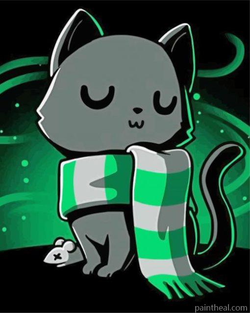 Slytherin Kitty Painting By Numbers Kits