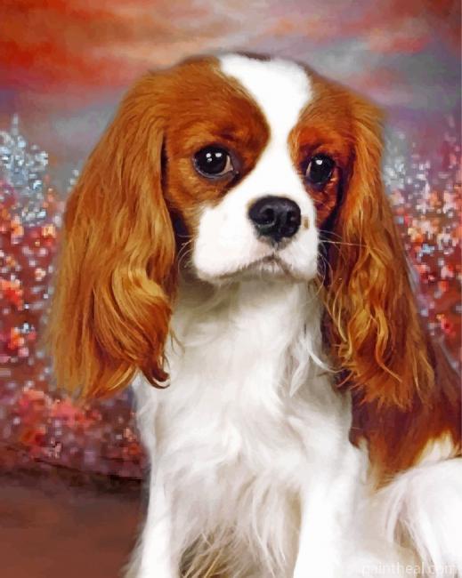 King Charles Spaniel Portrait Painting By Numbers Kits