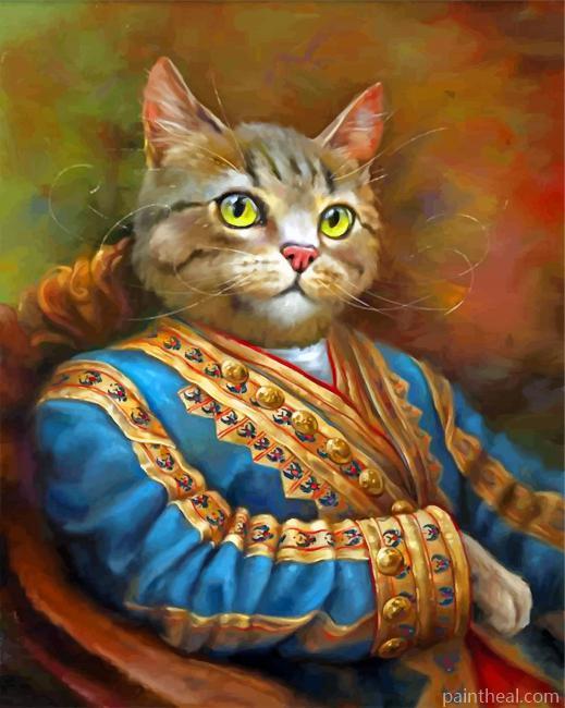 Mr Cat Painting By Numbers Kits