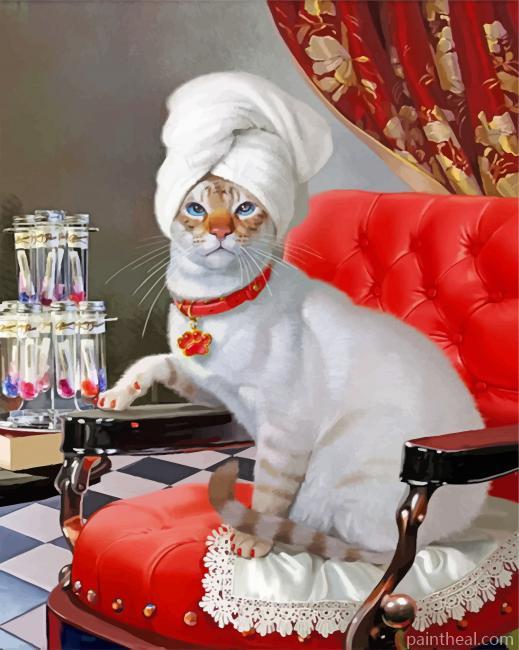 Cat Pedicure Painting By Numbers Kits