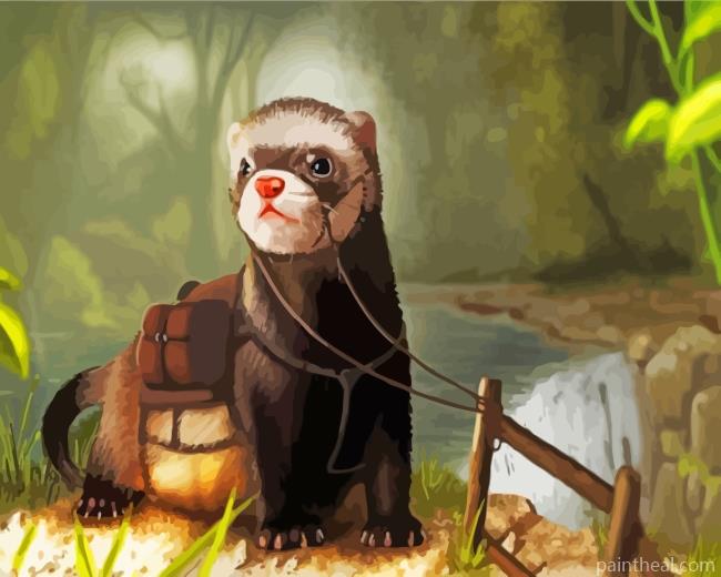 Wild Ferret Painting By Numbers Kits