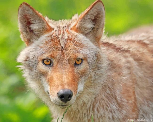 Coyote Face Painting By Numbers Kits