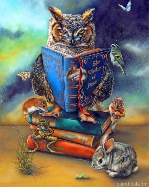 Wise Owl Art Painting By Numbers Kits