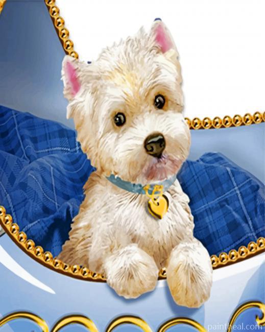 Westie Dog Painting By Numbers Kits