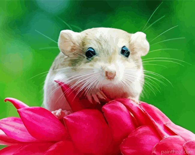 Cute Gerbil Diamond Painting Painting By Numbers Kits