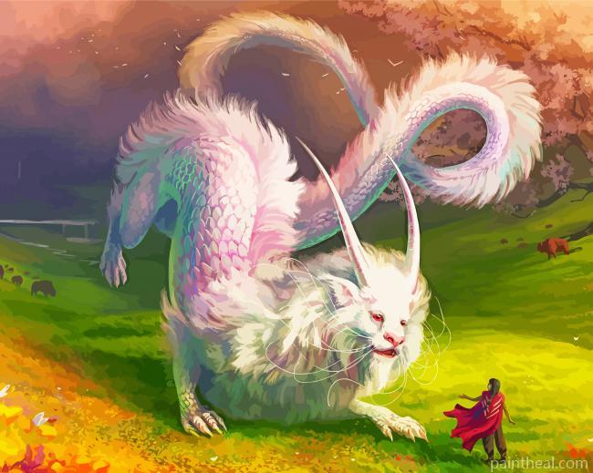 Aesthetic Falkor Painting By Numbers Kits