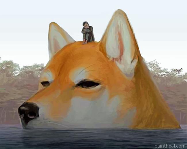 Giant Dog Painting By Numbers Kits