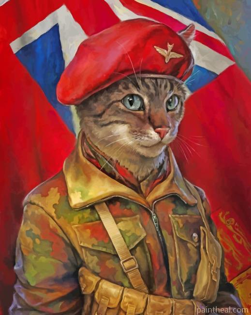 Mr English Cat Painting By Numbers Kits