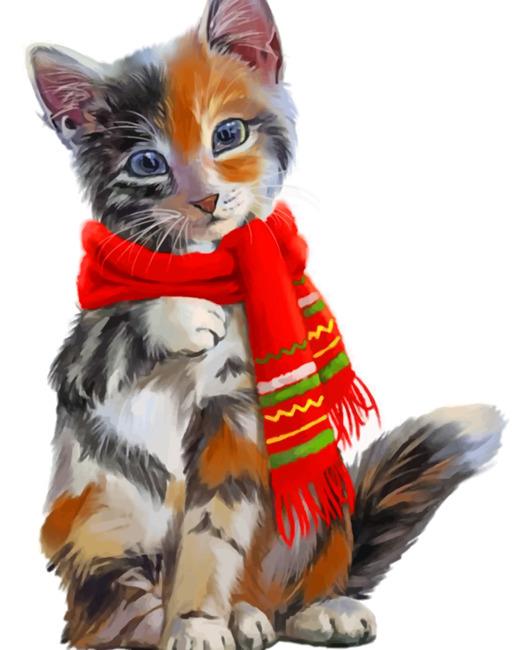 Adorable Kitty Painting By Numbers Kits