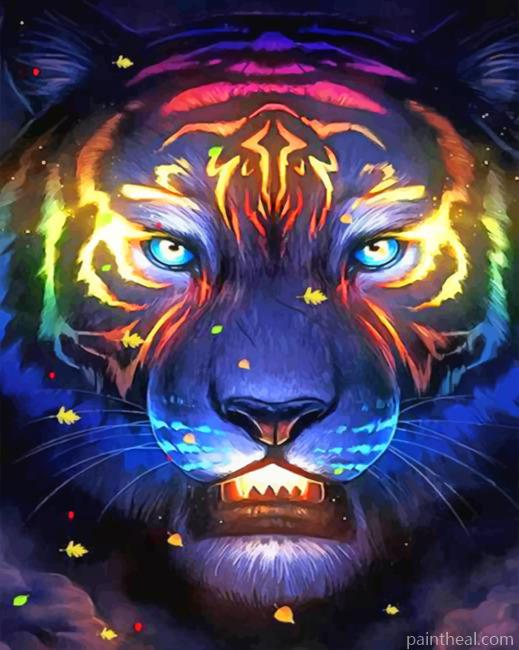 Galaxy Tiger Painting By Numbers Kits