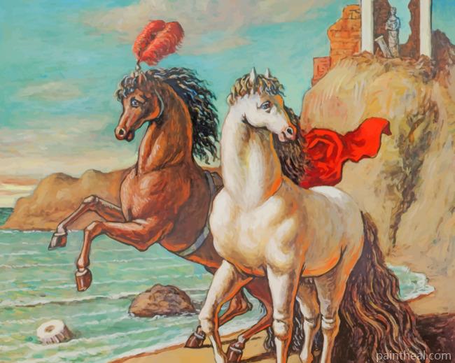 Avalli Con Aigrettes E Mercurio Painting By Numbers Kits